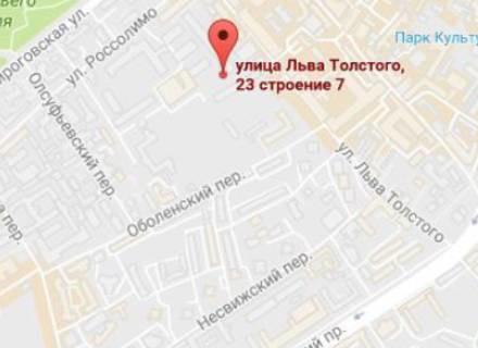 Карта улица льва толстого